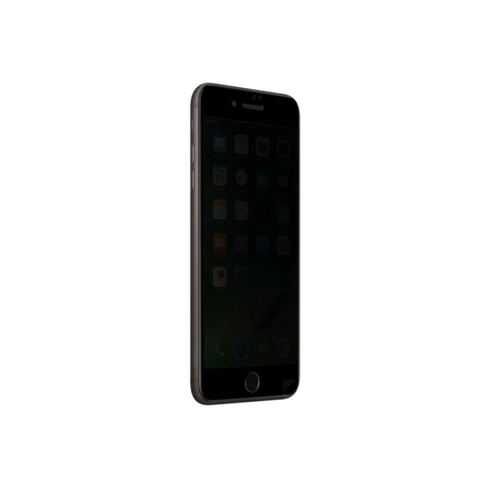 Apple iPhone 6S Gizli Kırılmaz cam Privacy Tam Kaplayan Siyah