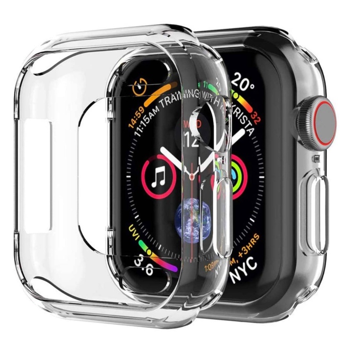 Apple Watch 6 44 MM Çift taraflı silikon kılıf