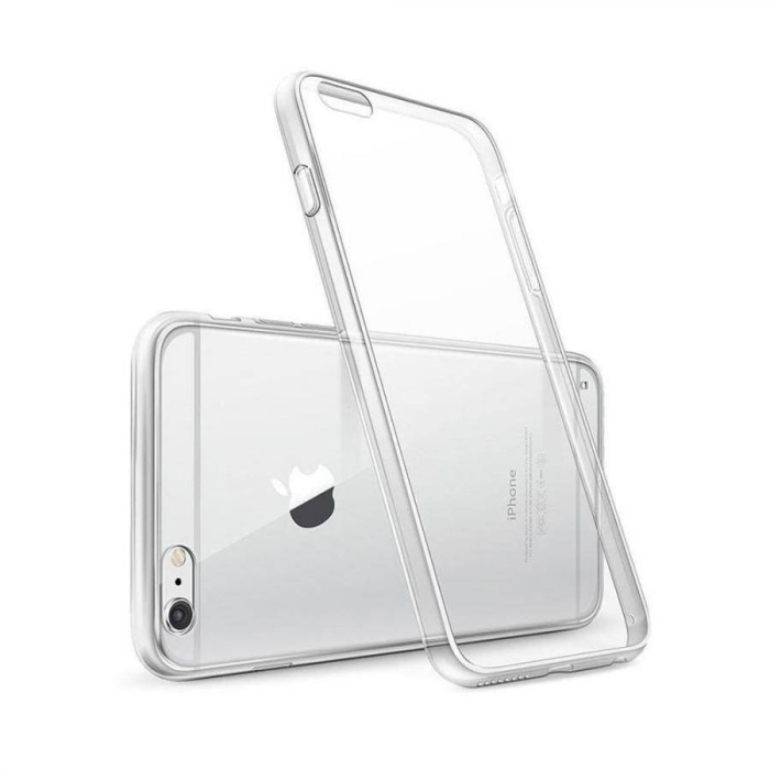 Apple iPhone 6S 2.0 MM Korumalı Silikon Kılıf Şeffaf