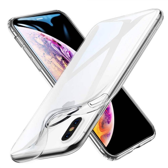 Apple iPhone XS Ultra İnce Silikon Kılıf Şeffaf