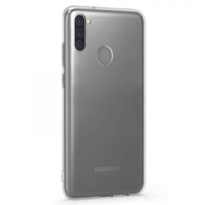 Samsung Galaxy A11 Ultra İnce Silikon Kılıf Şeffaf