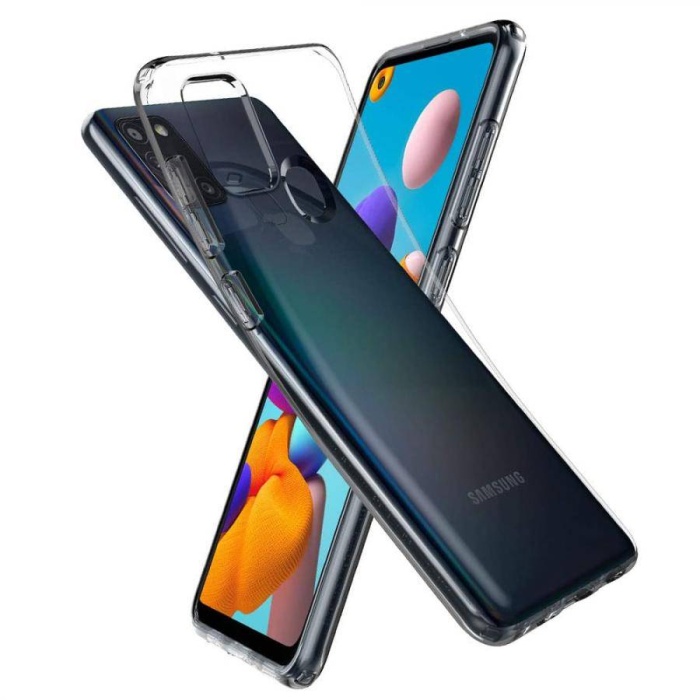 Samsung Galaxy A21S Ultra İnce Silikon Kılıf Şeffaf