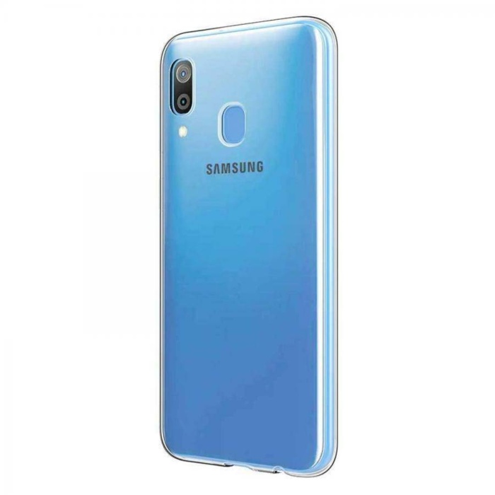 Samsung Galaxy A40 Ultra İnce Silikon Kılıf Şeffaf