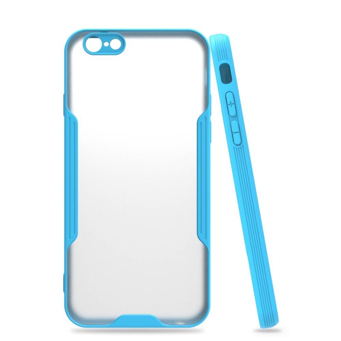 Apple iPhone 6S Rutepadyum Silikon Mavi