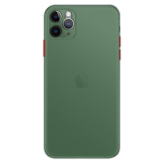 Apple iPhone 13 Pro Max 6.7 Transparent Slim Case Yeşil
