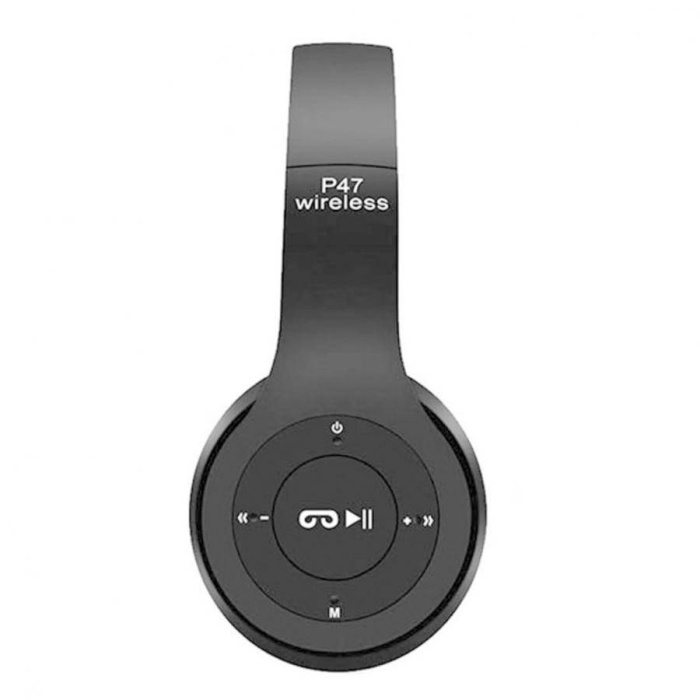 P47 Kulaküstü Bluetooth Kulaklık 5.0+EDR Siyah