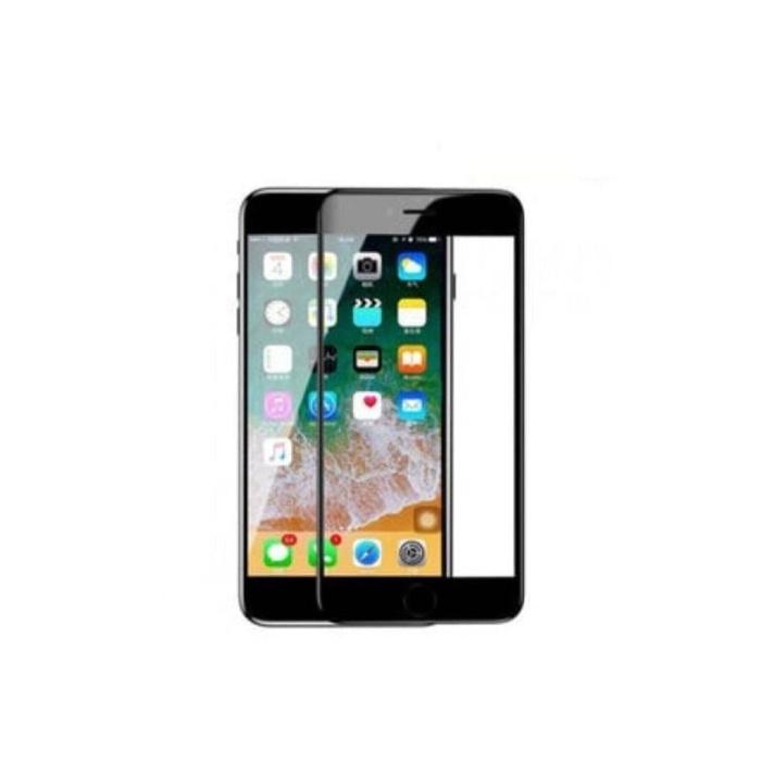 Apple iPhone 6 6D Tam Kaplayan Full Cam Ekran Koruyucu Siyah