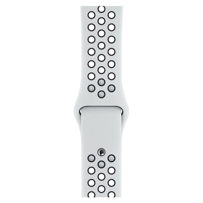 Apple Watch Series 6 44 MM Fileli Kordon Beyaz-Siyah