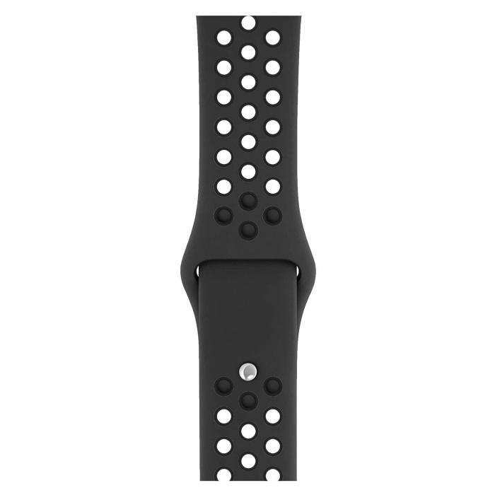 Apple Watch Series 6 44 MM Fileli Kordon Siyah-Siyah