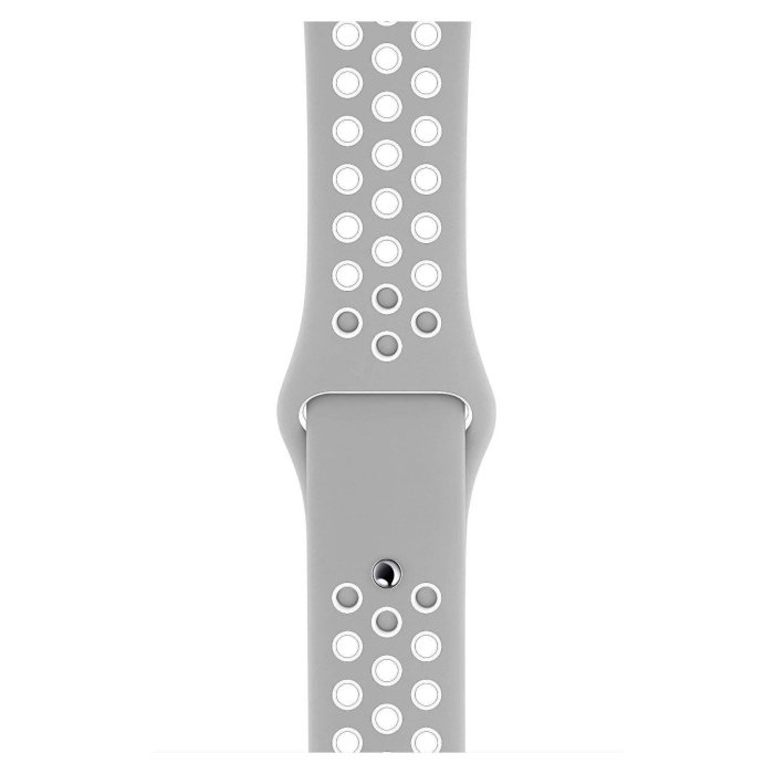 Apple Watch Series 9 41 MM Fileli Kordon Gri-Beyaz