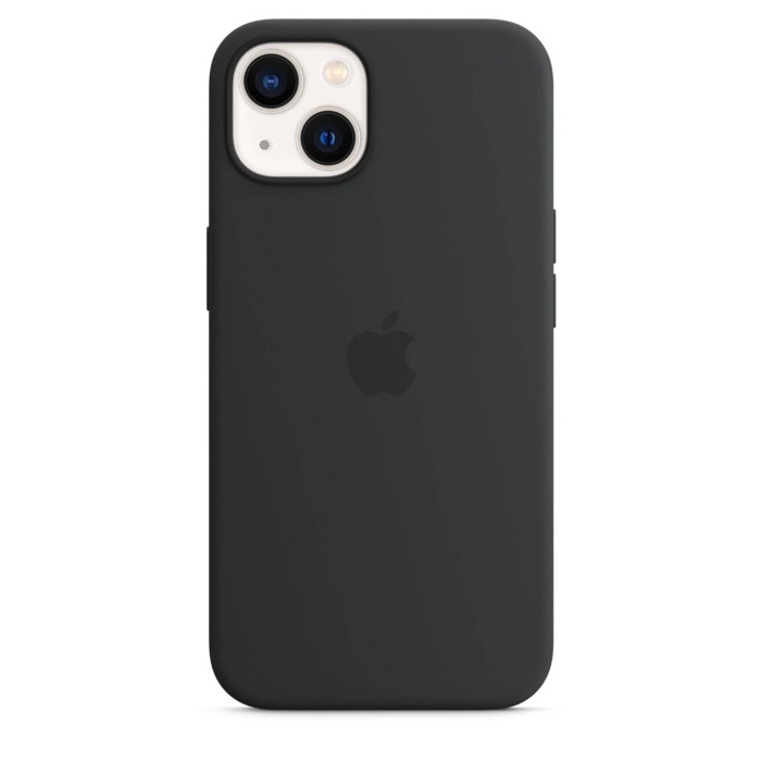 Apple iPhone 14 6.1 Uyumlu Logolu Lansman Kılıf Siyah