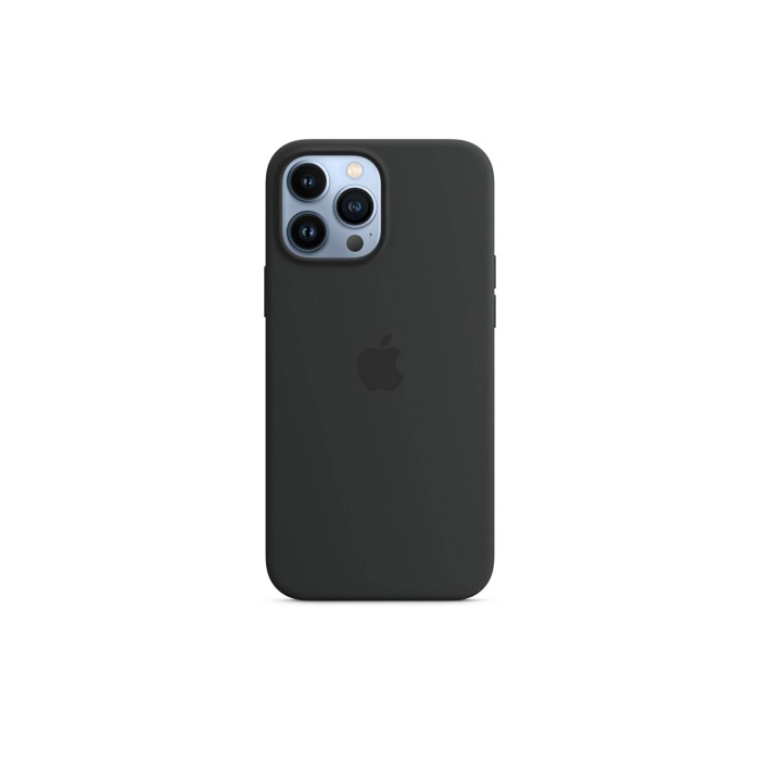 Apple iPhone 14 Pro Max 6.7 Uyumlu Logolu Lansman Kılıf Siyah