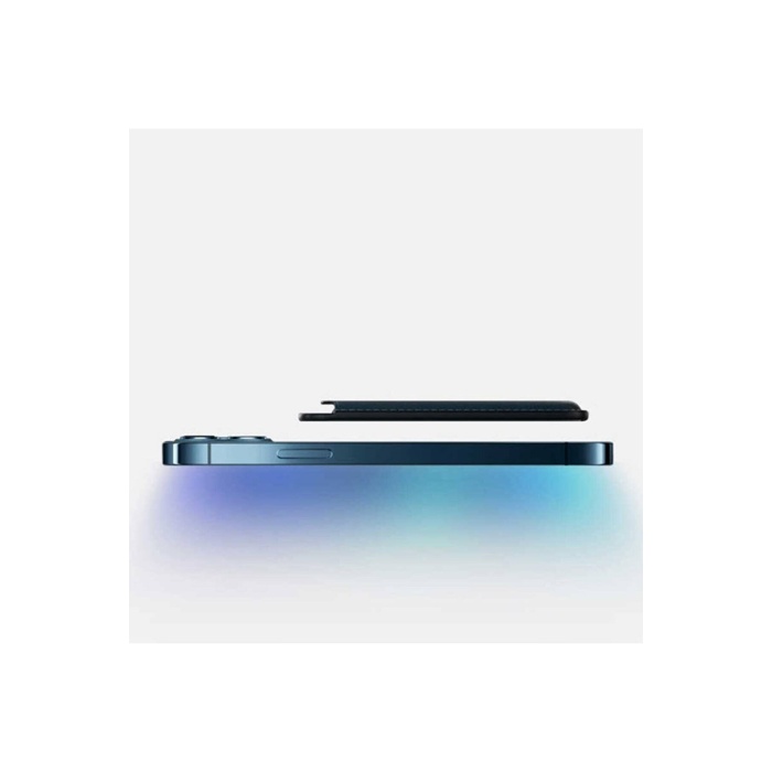 Apple iPhone 11 Pro Max Deri Cüzdan MagSafe Mavi