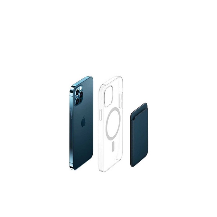 Apple iPhone 15 Pro 6.1 Deri Cüzdan MagSafe Kahverengi