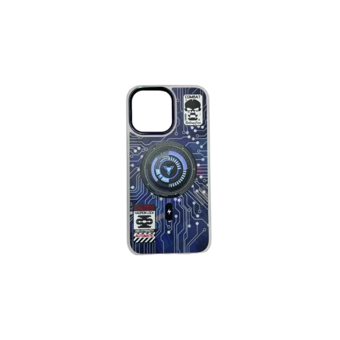 Apple iPhone 14 Magsafe Rollig Kılıf Mavi