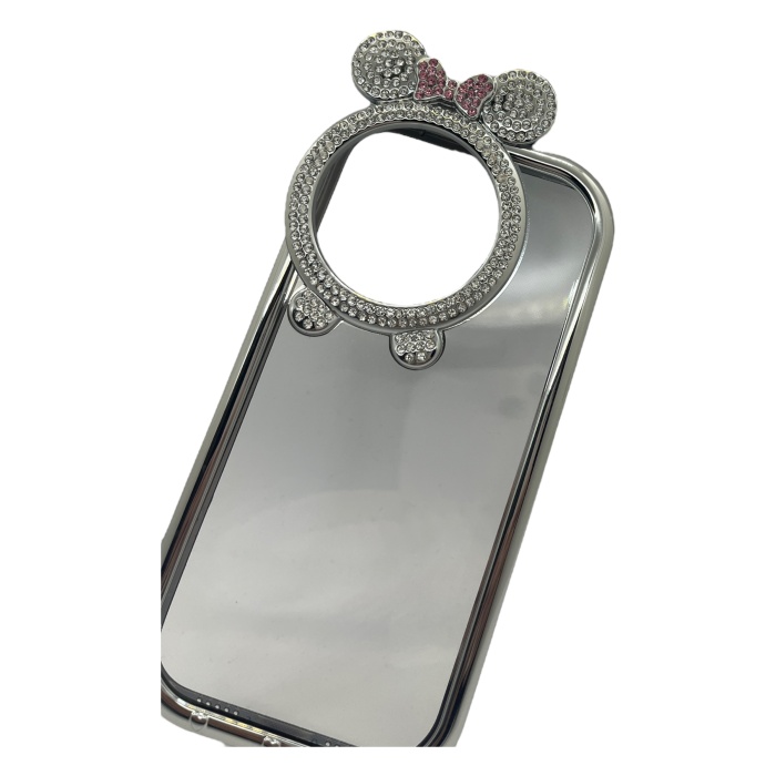 Stones Micky Case Gümüş iPhone 15 Pro Max