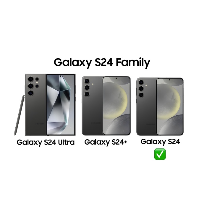 Samsung Galaxy S24 İçi Kadife Silikon Kılıf Siyah