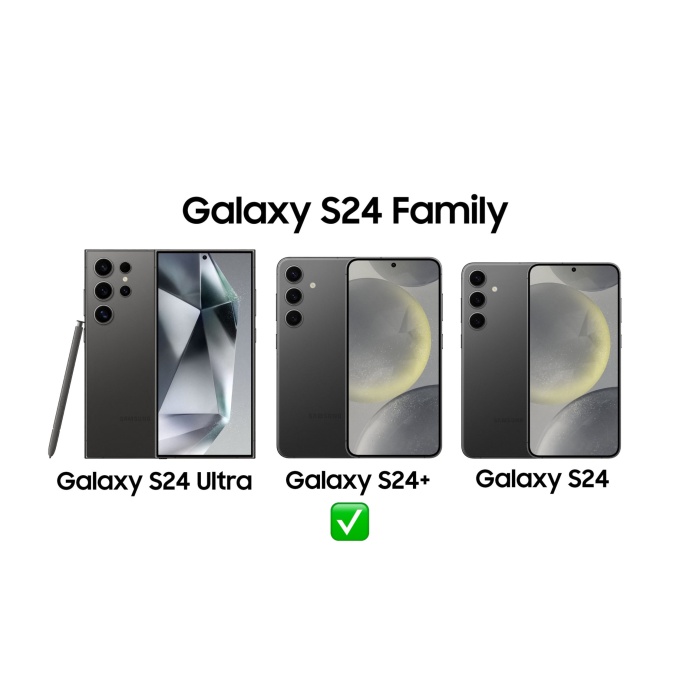 Samsung Galaxy S24 Plus + Cüzdanlı Standlı Kapaklı Kılıf Gold