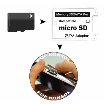 Sd2Vita Ps Vita için Hafıza Kartı Adaptörü Vita Hafıza Kartı sd2vita kart