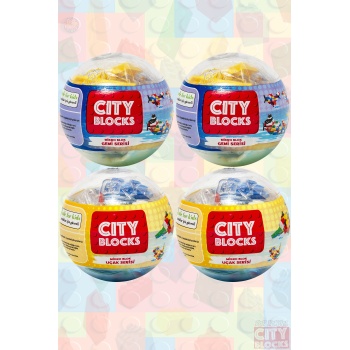 Mikro Blok Oyuncak 2+2 City Blocks Seti