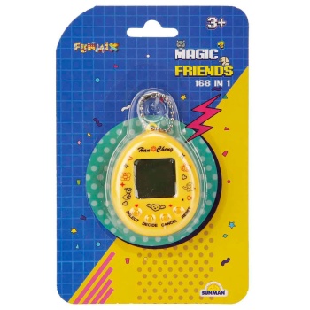 Sanal Bebek Sevimli Nostalji Oyuncak Kartela Sarı