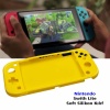 Nintendo Switch Lite Kılıf Kaydırmaz Silikon Sarı Nintendo Switch Lite Koruyucu Kılıf Darbe Emici