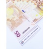 50 Adet Karışık Euro Geçersiz Para Parti Şaka Düğün Oyun Parası Yabancı Para