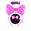 Minnie Mouse Figürlü Işıklı Pilli Sevimli Taç