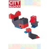 Mikro Blok Oyuncak 2+2 City Blocks Seti