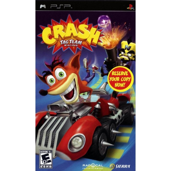 Crash Tag Team Racing PSP Oyun PSP UMD Oyun