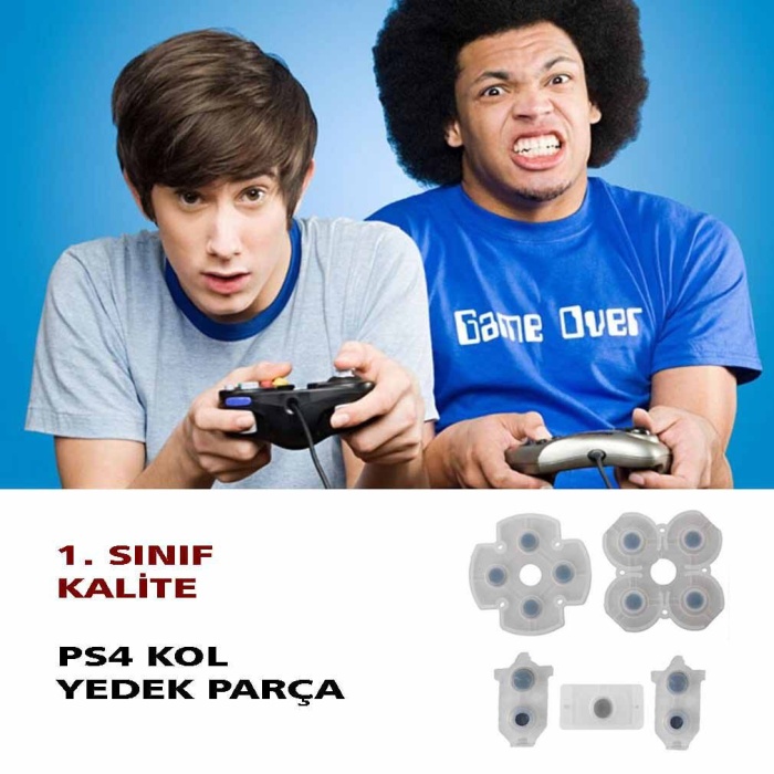 PS4 030 040 050 055 İç Lastik Seti Playstation 4 Kol Tamiri İç Silikon PS4 Yedek Parça