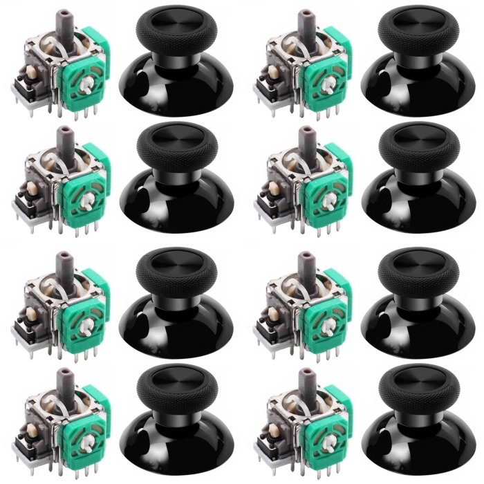 XBOX ONE Analog Motor ve Topuz Seti 8+8 XBOX ONE Kol Analog Tamir Seti Yedek Parça