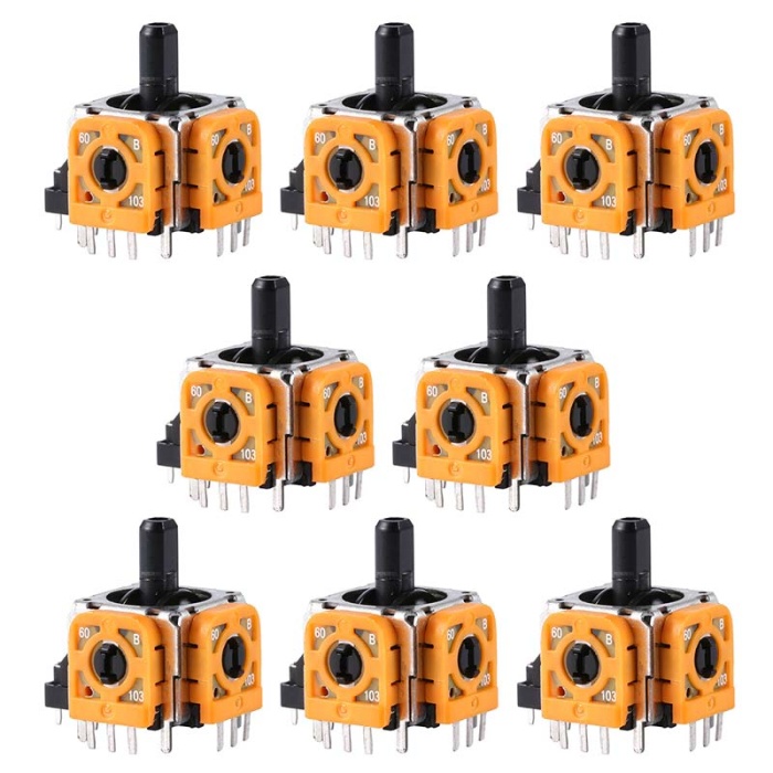 8 Adet PS4 Analog Motor 001 011 020 030 040 050 055 Playstation 4 Kol Tamir Orjinal Yedek Parça