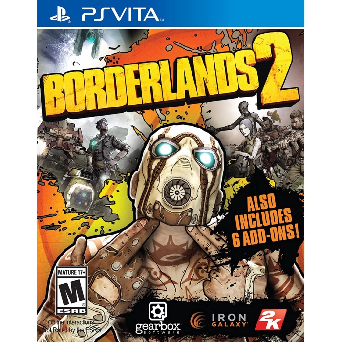 Borderlands 2 Playstation Vita Oyun PS Vita Oyun Kartı Kutusuz