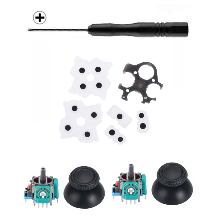 PS5 Analog Motor Topuz İç Lastik Versiyon 3 Tamir Seti PS5 Tornavida Playstation 5 Kol Tamiri