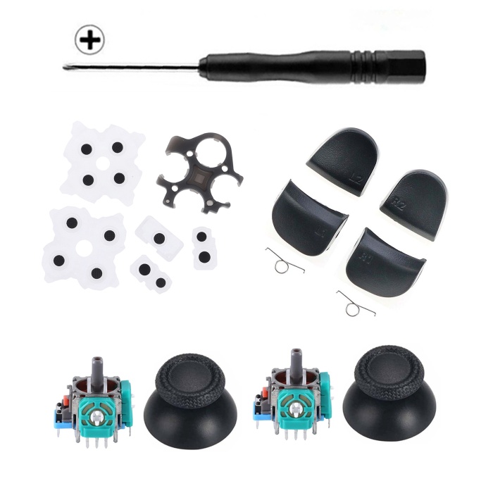PS5 Analog Motor Topuz İç Lastik Tetik Omuz Tuşu Tornavida Versiyon 3 Playstation 5 Kol Tamiri