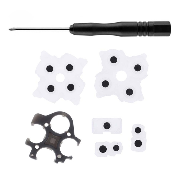 Playstation 5 İç Lastik Tamir Seti Silikon Pad Tornavida Set PS5 V3 Model Kol Yedek Parça