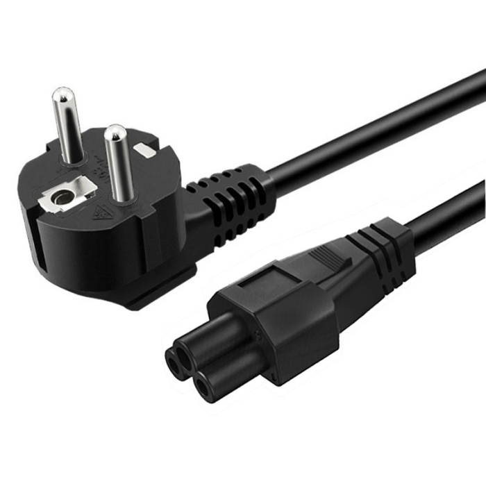 Lenovo Notebook Adaptör Güç Kablosu 1.2 Mt Yonca Power Kablo Laptop Bilgisayar Kablosu