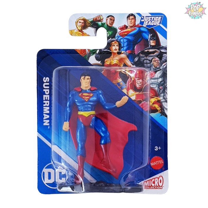 Mattel Micro Collection DC Justice League Karakter Lisanslı Figür Oyuncak Superman Kırmızı