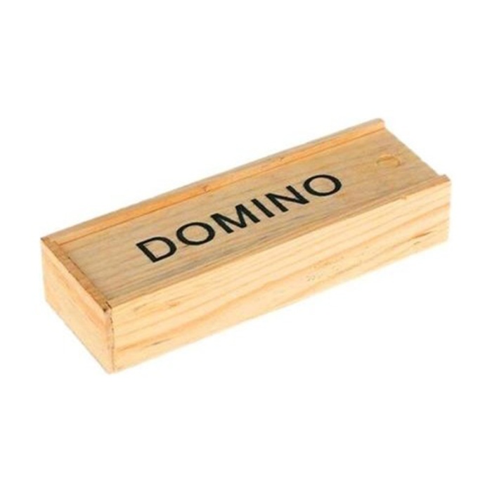 Ahşap Saklama Kutulu Domino Taşı Eğitici Hobi Oyunu