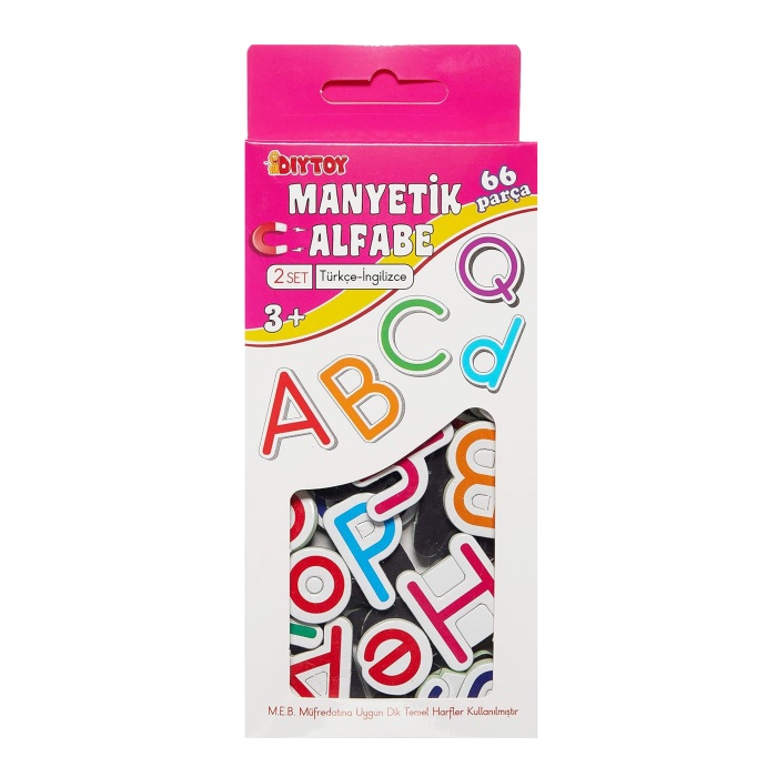 Diytoy Manyetik Alfabe Eğitici Oyuncak Magnet