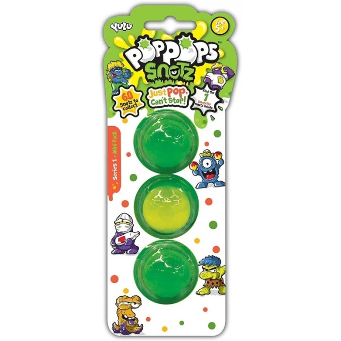 Pop Pops Snotz 3lü Paket Karakter Oyuncak