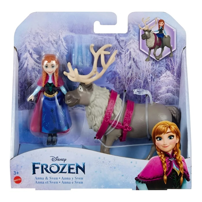 Disney Frozen Anna Bebek ve Ren Geyiği Lisanslı Figür Oyuncak