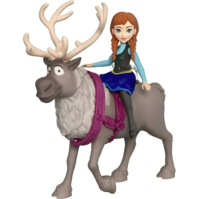 Frozen Anna Bebek ve Ren Geyiği Disney Lisanslı Oyuncak Figür