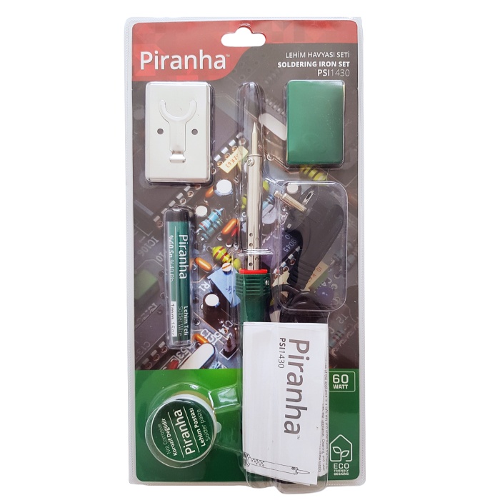 Piranha Lehim Havya Seti Lehim Teli Pasta Stand Temizleme Süngeri