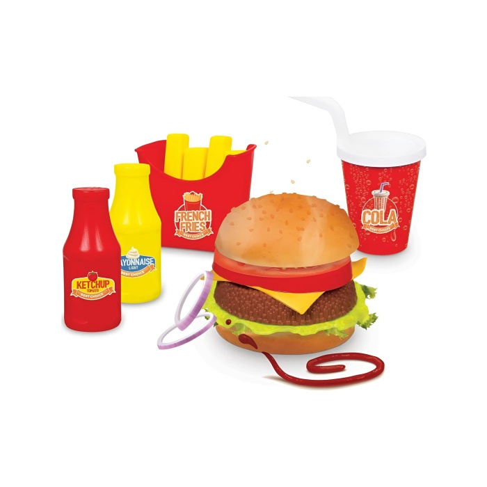 Mr. Chef Hamburger Menü Oyuncak Seti Kartela