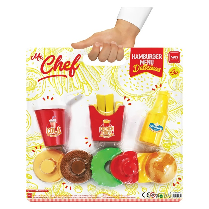 Mr. Chef Hamburger Menü Oyun Seti