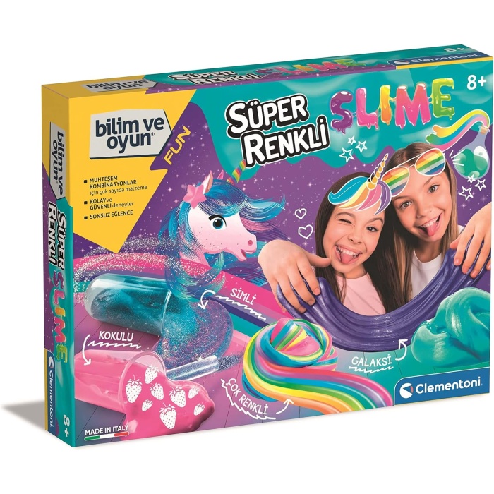 Clementoni Bilim ve Oyun Süper Renkli Slime