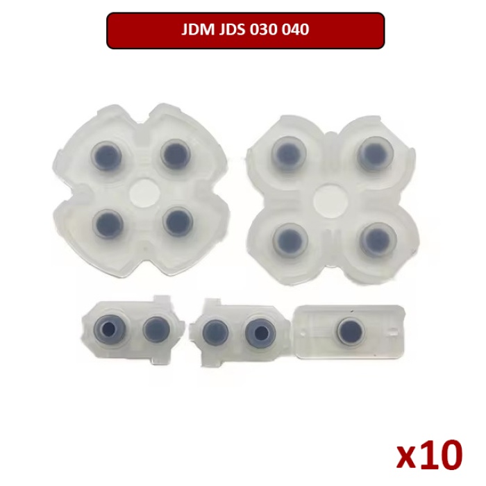 10 Takım PS4 İç Lastik 030 040 Silikon İletken Playstation 4 Yedek Parça