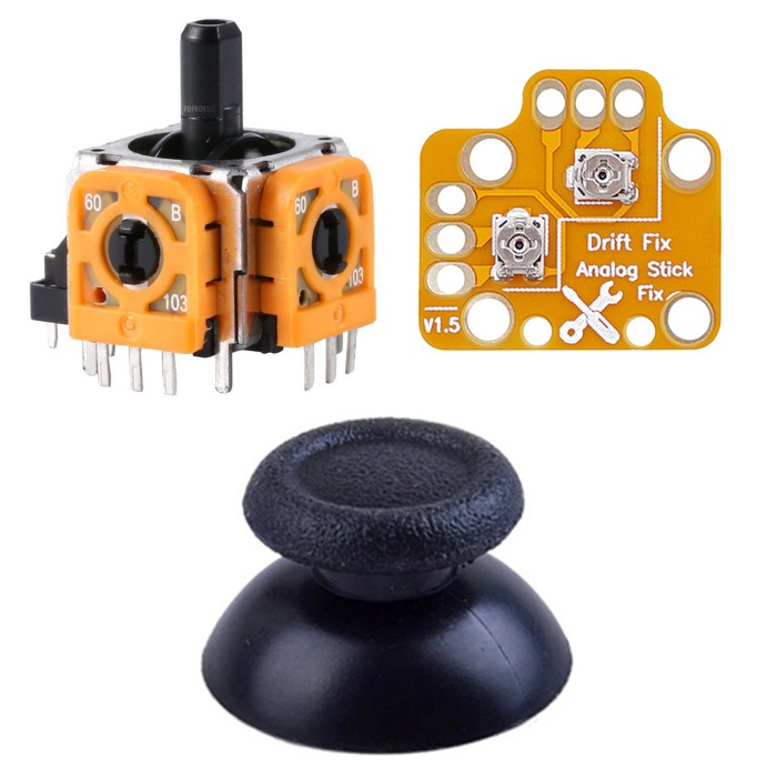 PS4 Motor Topuz Analog Başlık Drift Fix Tamir Seti Playstation 4 Kol Tamir Yedek Parça